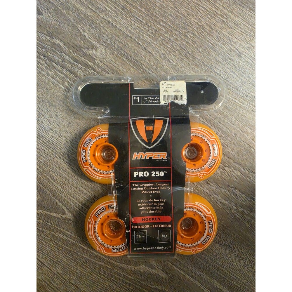 Hyper Pro 250 Outdoor Hockey Wheels 76mm 84A New